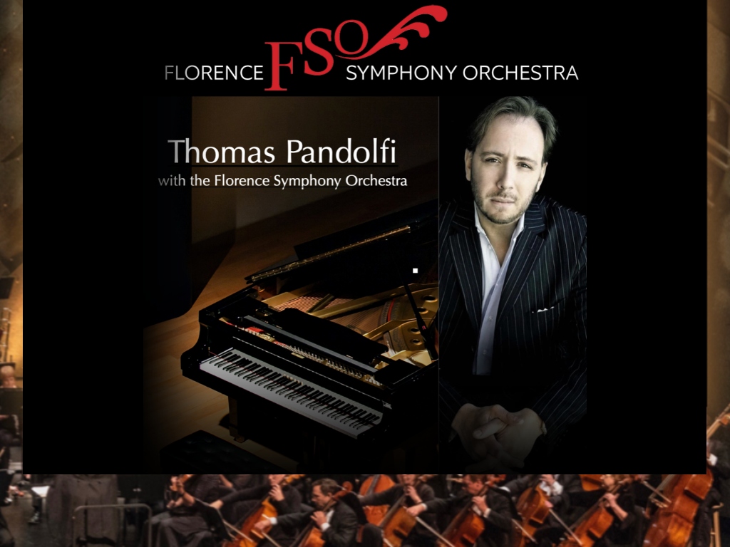 Thomas Pandolfi with the Florence Symphony Orchestra